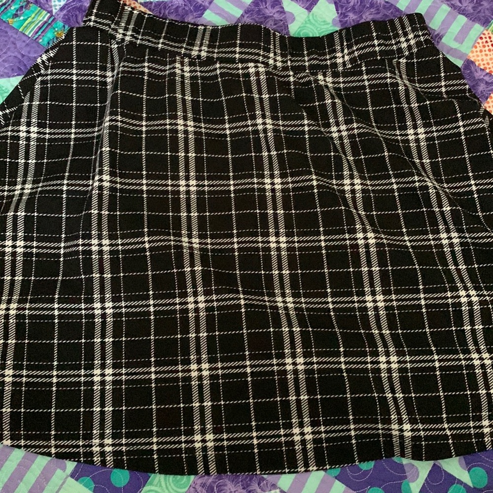 Plaid skirt